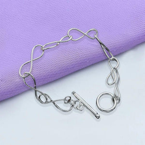 Twisted Circle Style Shape Chain Bracelet Jewelry