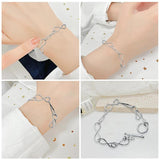 Twisted Circle Style Shape Chain Bracelet Jewelry