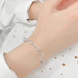 Twisted Circle Style Shape Chain Bracelet Jewelry