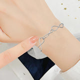 Twisted Circle Style Shape Chain Bracelet Jewelry