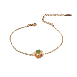 4 Leaf Clover Bracelet Stainless Steel Plated Butterfly Jewelry Women