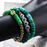 Rainbow Crystal Evil Eye Bracelet Men Women Couple Luck Hand Braid Jewelry