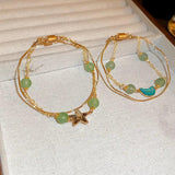 Star Moon Love Double-layer Bracelet Women's Jewelry