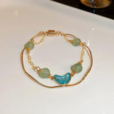 Star Moon Love Double-layer Bracelet Women's Jewelry