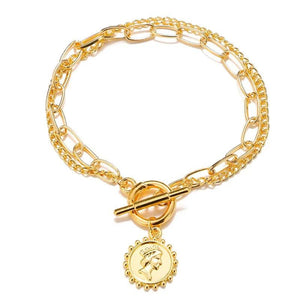 Retro Wish Card Multi-layer Bracelet for Women