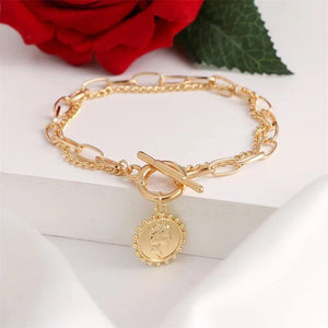 Retro Wish Card Multi-layer Bracelet for Women