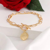 Retro Wish Card Multi-layer Bracelet for Women