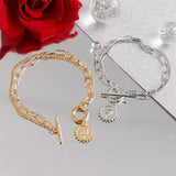 Retro Wish Card Multi-layer Bracelet for Women