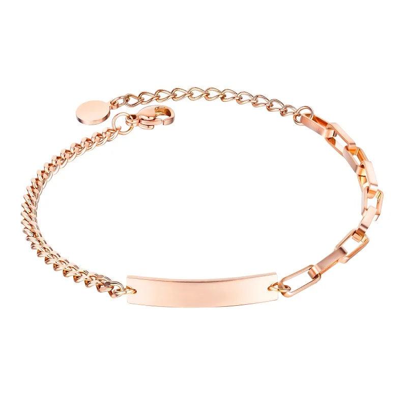 Temperament Bracelet Titanium Steel Jewelry For Woman Gift Not Fade Drop