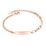 Temperament Bracelet Titanium Steel Jewelry For Woman Gift Not Fade Drop