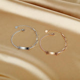 Temperament Bracelet Titanium Steel Jewelry For Woman Gift Not Fade Drop