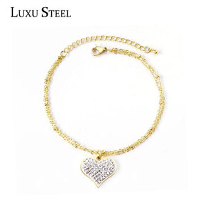 Heart Pendant Women Bracelet Wedding Jewelry