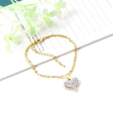 Heart Pendant Women Bracelet Wedding Jewelry