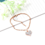 Heart Pendant Women Bracelet Wedding Jewelry