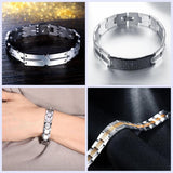 Stainless Steel Men's Bracelet Hand Chain Jewelry For Men Gift