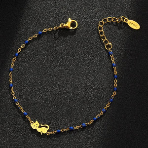 Colorful Bohemian 316L Stainless Steel Bracelet for Women