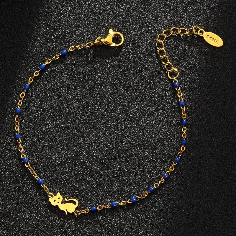 Colorful Bohemian 316L Stainless Steel Bracelet for Women