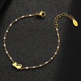 Colorful Bohemian 316L Stainless Steel Bracelet for Women