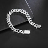 925 Silver Bracelet 10MM Classic Wedding Jewelry, JSH-H037