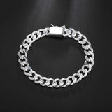 925 Silver Bracelet 10MM Classic Wedding Jewelry, JSH-H037