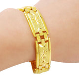 Arrival 24k Chain Bracelet Vintage Wristband Men Women Jewelry