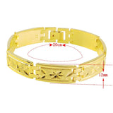 Arrival 24k Chain Bracelet Vintage Wristband Men Women Jewelry