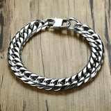 Men's Stainless Steel Link Chain Bracelet, Wrist Band Hand Chain