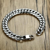 Men's Stainless Steel Link Chain Bracelet, Wrist Band Hand Chain