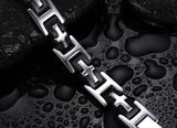 Stainless Steel ID Bracelet Men's Arm Cuff Jewelry BR-143
