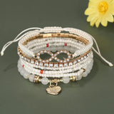 Vintage Bohemia Multi-layer Heart Bracelet For Women