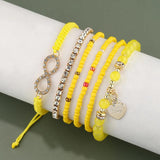 Vintage Bohemia Multi-layer Heart Bracelet For Women