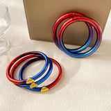 Bilandi Splicing Bracelet Bangles High Plastic Tube Inner Silicone