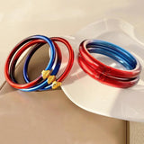 Bilandi Splicing Bracelet Bangles High Plastic Tube Inner Silicone