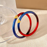 Bilandi Splicing Bracelet Bangles High Plastic Tube Inner Silicone