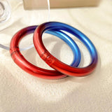 Bilandi Splicing Bracelet Bangles High Plastic Tube Inner Silicone