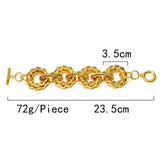 Chunky Chain Bracelet Boho Metal Statement Jewelry