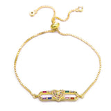 Romantic Cupid Heart Charm Lucky Love Bracelet Necklace