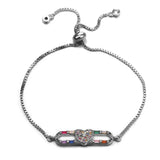 Romantic Cupid Heart Charm Lucky Love Bracelet Necklace