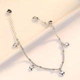 Heart-to-Heart Rhinestone Love Bracelet