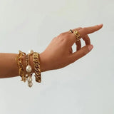 Baroque Freshwater Bracelet Women Chain Party Jewelry