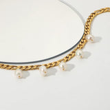 Baroque Freshwater Bracelet Women Chain Party Jewelry