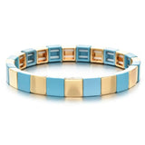 Rainbow Love Beads Stretch Bracelets Set Femme