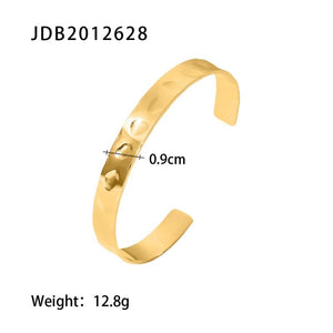 Uworld 18k Plated Stainless Steel Wide Opening Bracelet