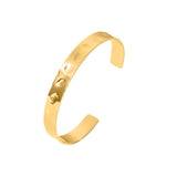 Uworld 18k Plated Stainless Steel Wide Opening Bracelet