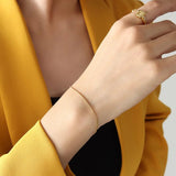 Women Stainless Steel Bracelet Snake Thin