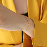 Women Stainless Steel Bracelet Snake Thin