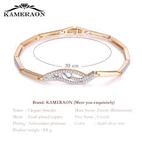Zircon Crystal Glowing Bracelets Silver Mix Bijouterie Stones Wide Female Charms