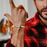 Men Bracelet, Urn Beaded Bracelets, Cremation Jewelry for Men