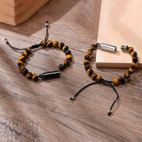 Men Bracelet, Urn Beaded Bracelets, Cremation Jewelry for Men