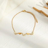 316L Stainless Steel Niche Heart Bracelet Ladies High Jewelry Accessories